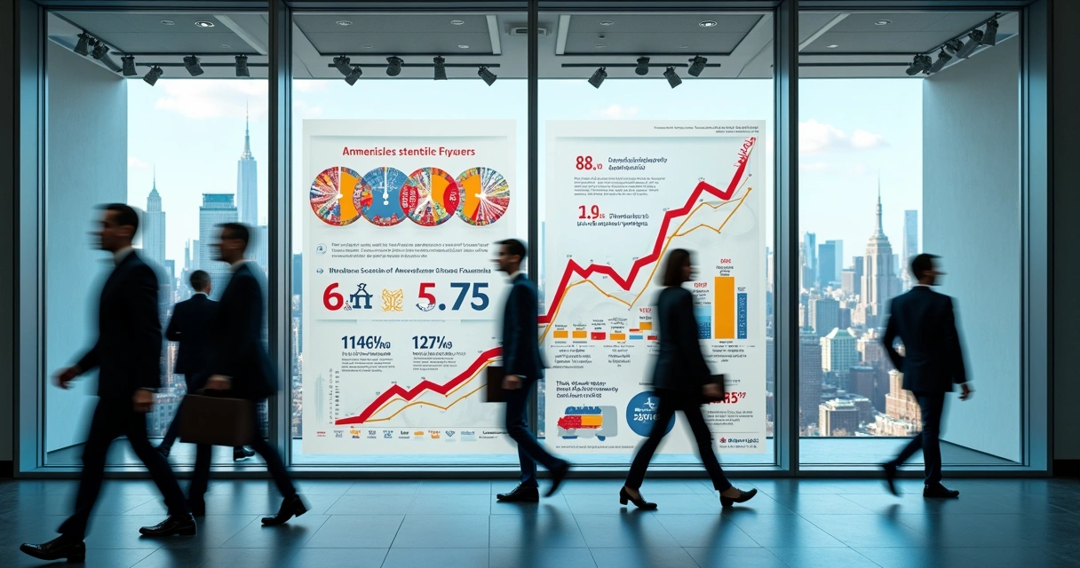 Infographic with U.S. economic growth statistics and immigrant participation