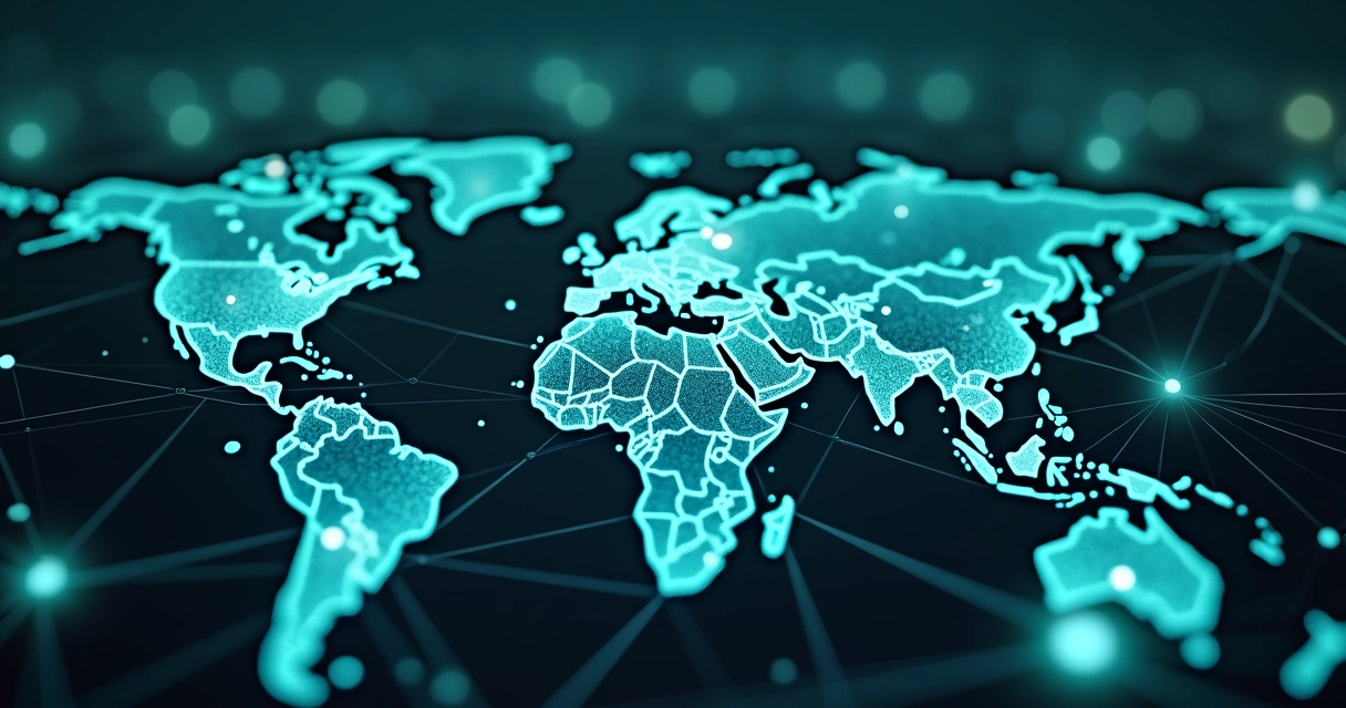 Rede interligada de empresas trocando dados e serviços colaborativamente 