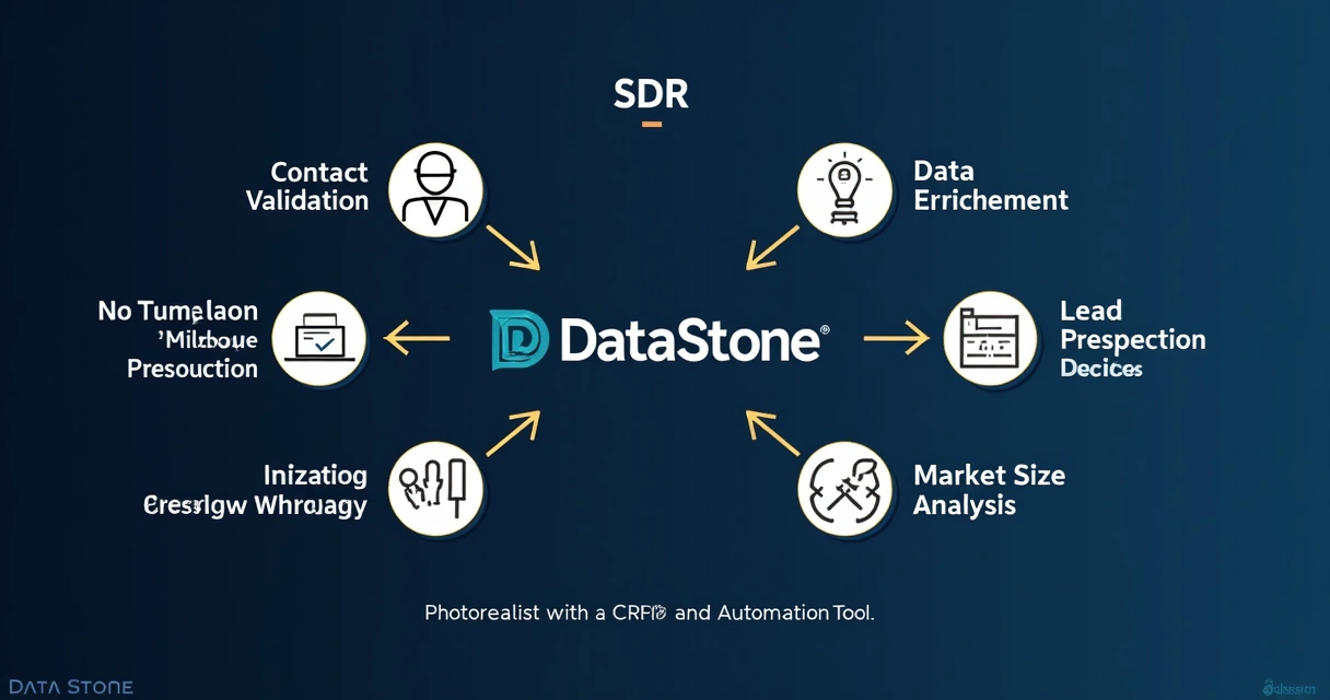 O que um SDR faz: funções, ferramentas e impacto nas vendas 8 Fluxo do SDR integrado com ferramentas SaaS e Data Stone