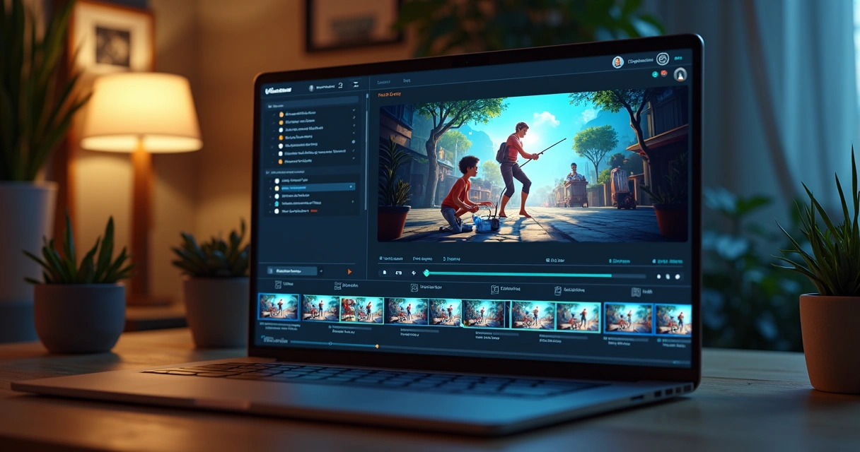 Automatic video editing interface with Brazilian AI 