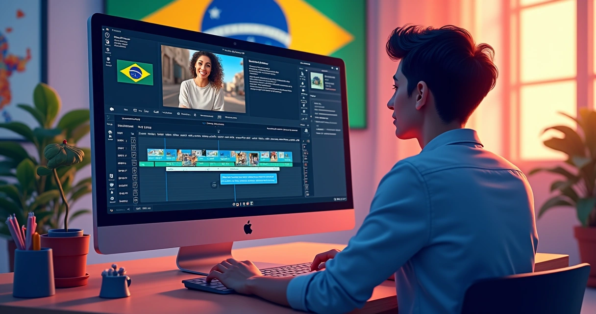 Video editor using automated cutting tool with modern interface