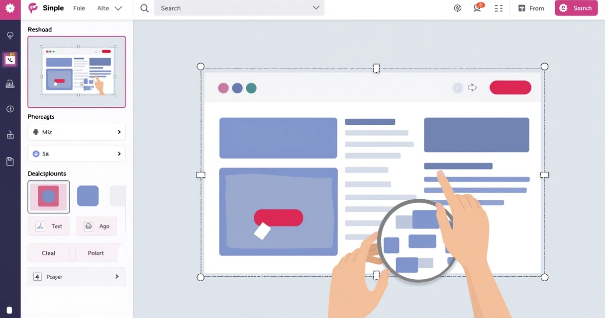 Editor visual drag-and-drop para criação de landing page 