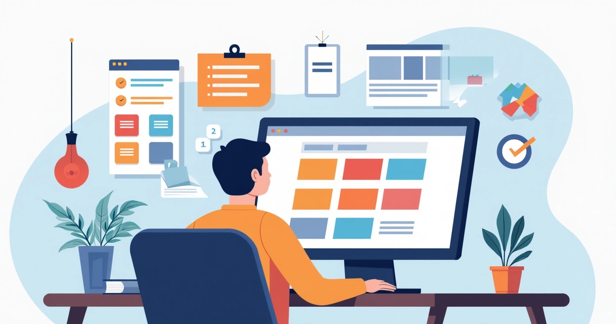 Editor de landing page com drag and drop e elementos sendo reposicionados 