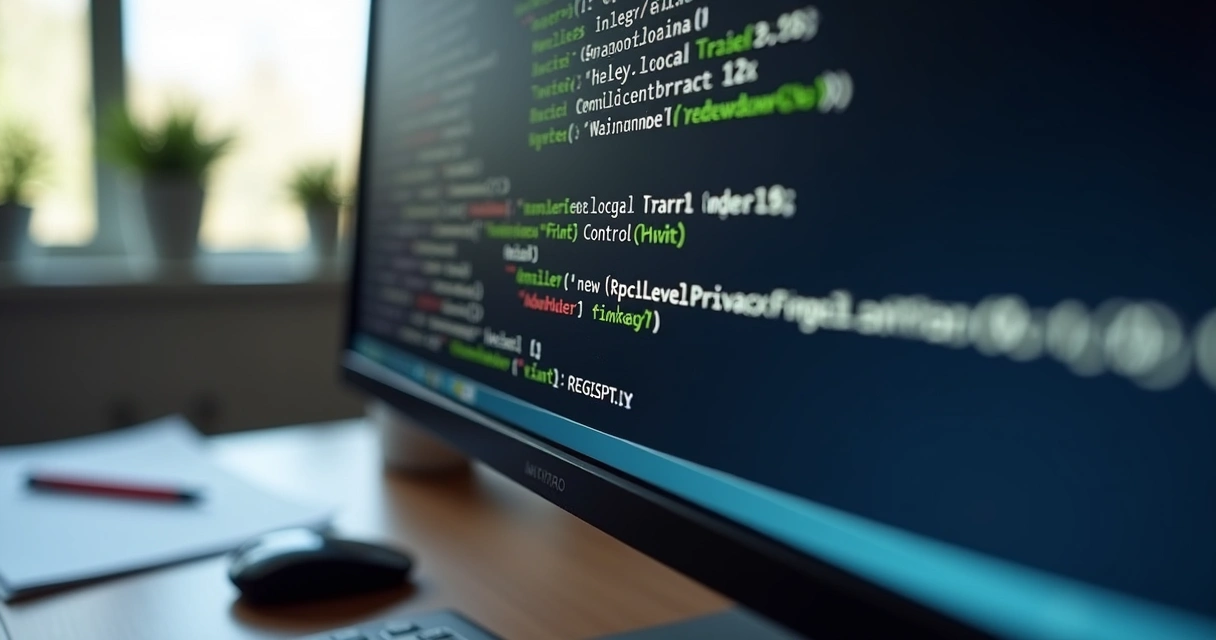 Editor de registro do Windows aberto na chave Print com valor DWORD criado 