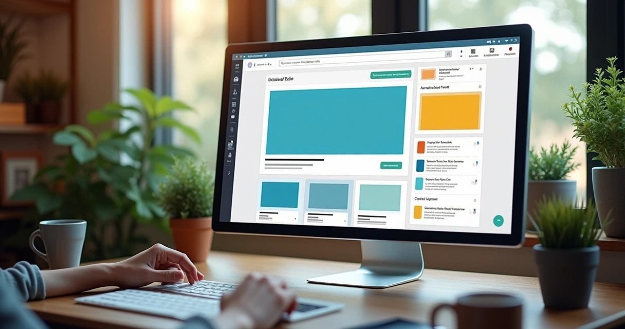 Editor visual intuitivo para criação de blogs em 2026 