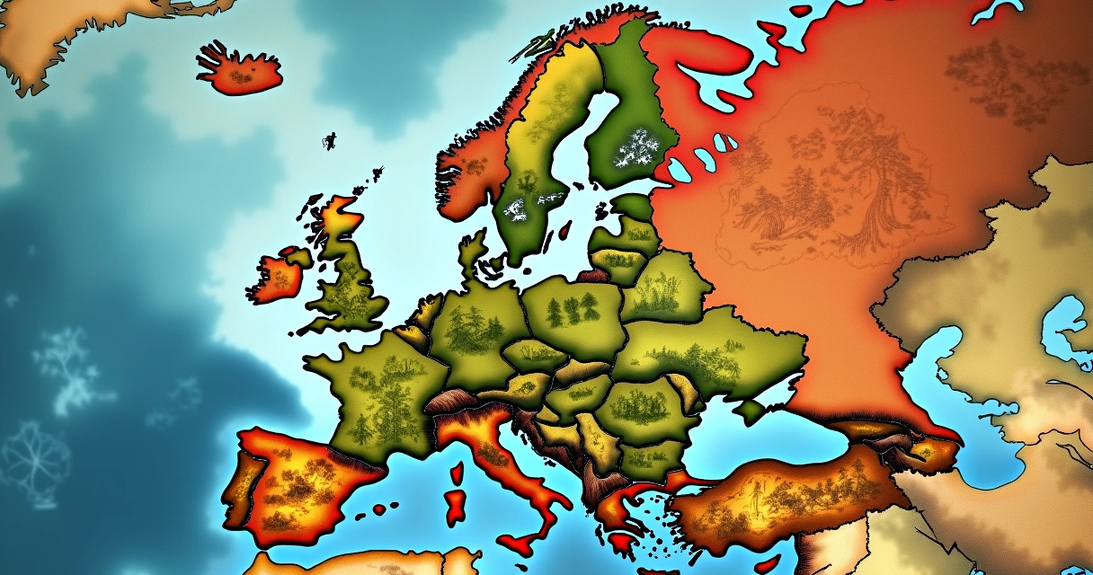 Map showing origin area of Elder Futhark 