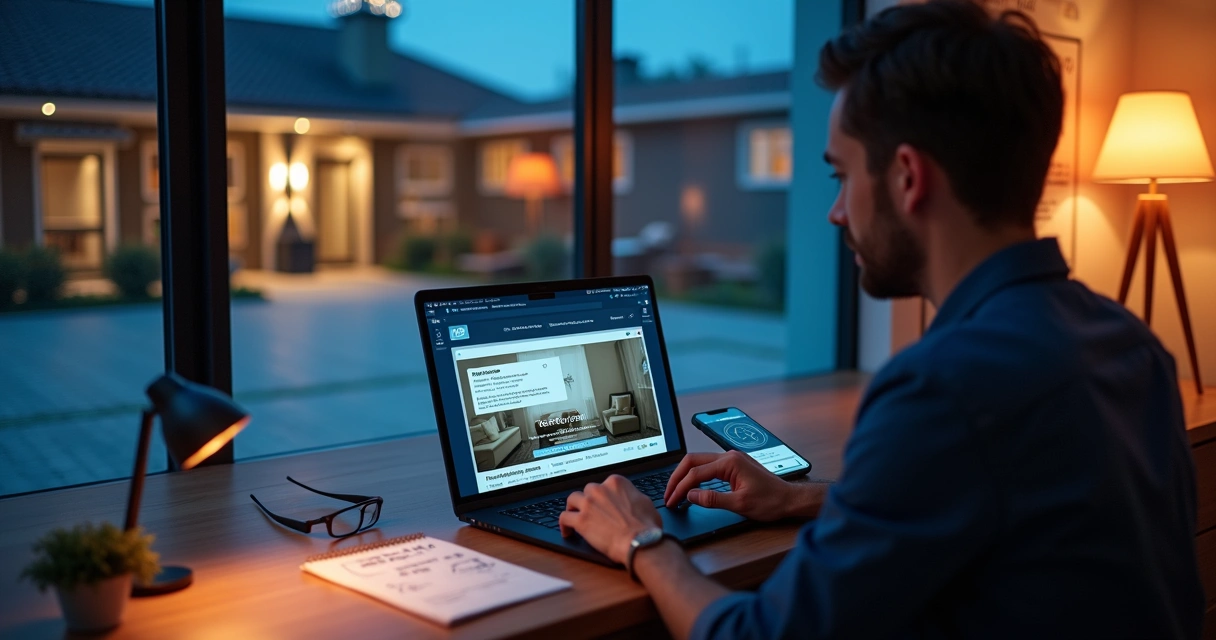 Gestor de motel planejando campanha de e-mail marketing com foco em reservas 