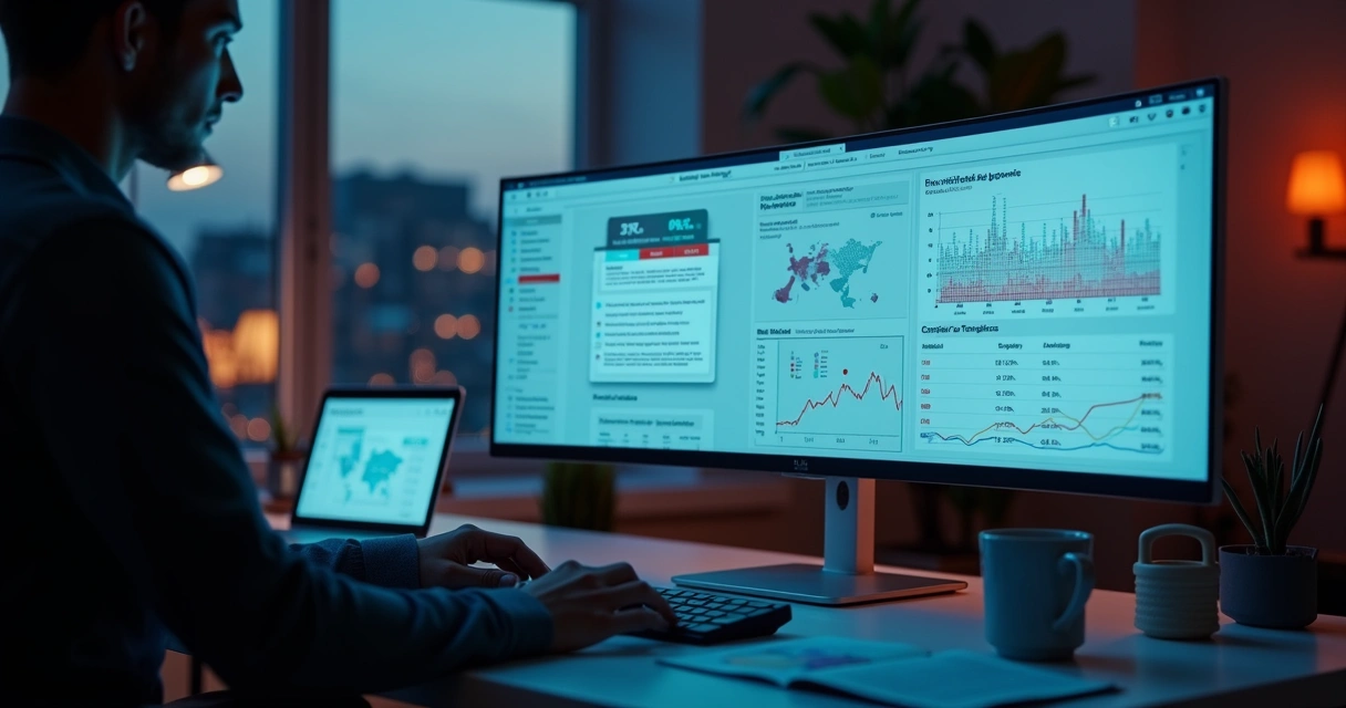 Dashboard view of hidden tracking pixels on email and website analytics screens 