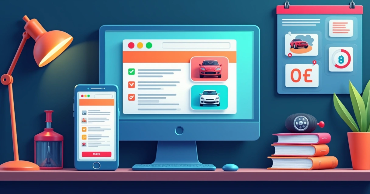 Campanha de e-mail marketing e WhatsApp mostrando lembretes de revisão e ofertas para clientes de oficina 