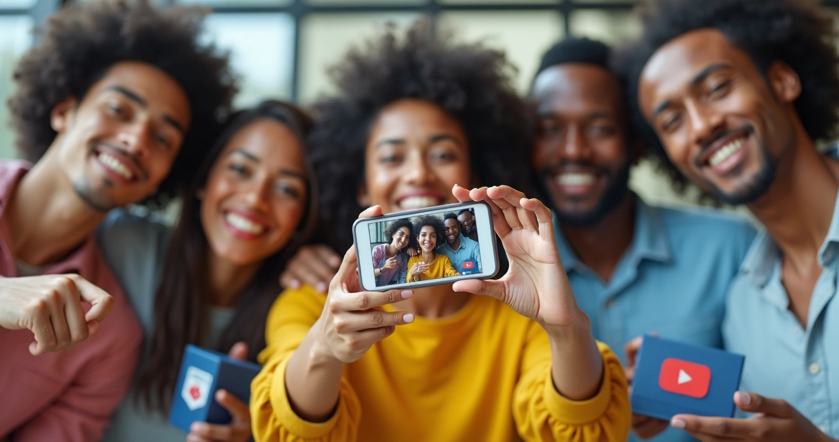 Pessoa apresenta produto de marca em vídeo para seguidores 