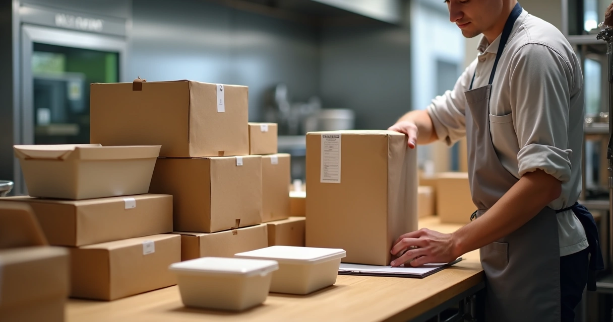 Embalagens padronizadas para reduzir custos no delivery 