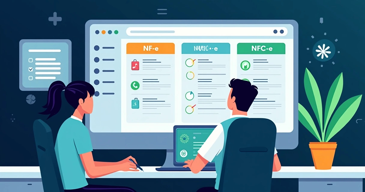 Interface de emissão automática de NF-e, NFS-e e NFC-e