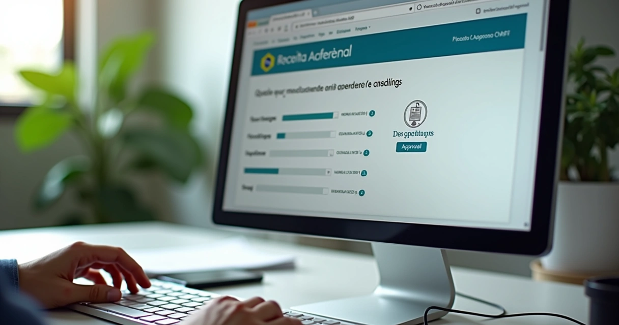 Tela de computador emitindo CNPJ online