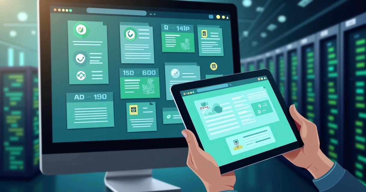 Painel digital mostrando emissão de notas fiscais eletrônicas
