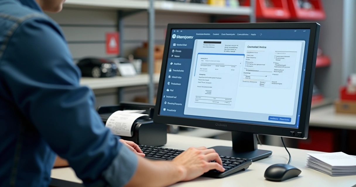 Emissão de nota fiscal integrada em autopeças 