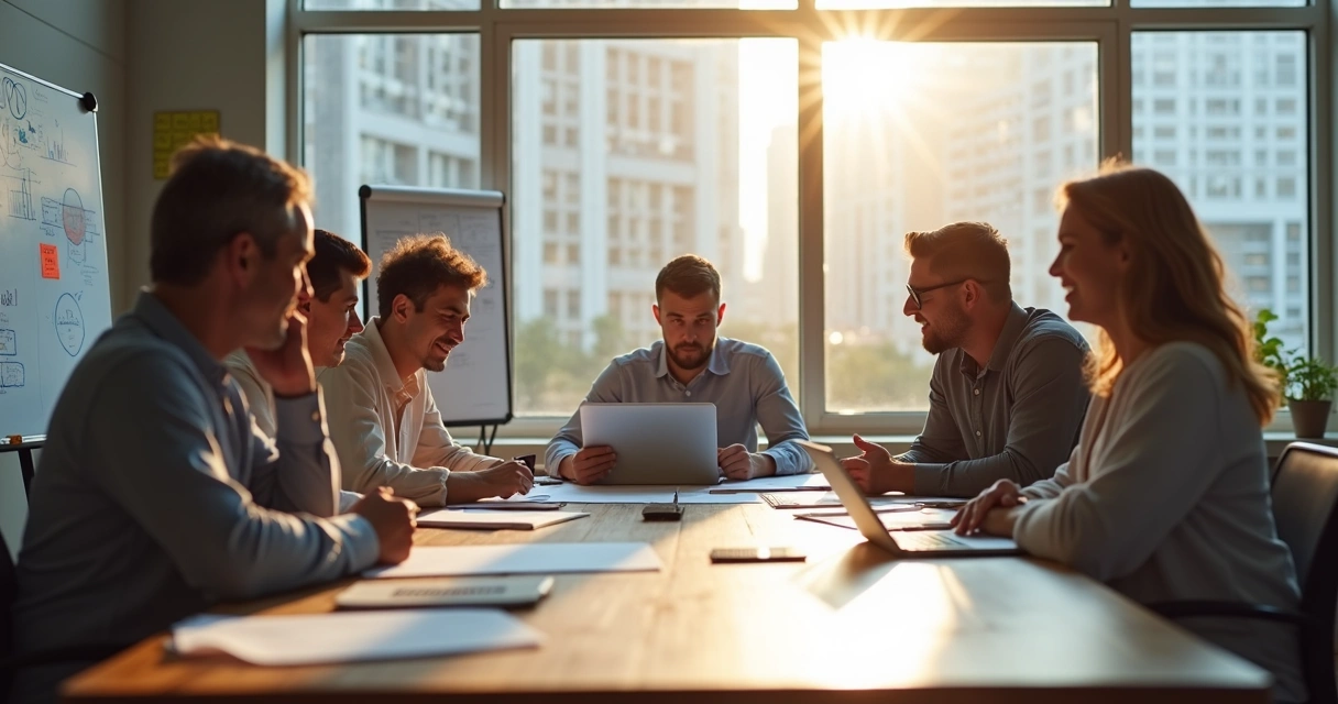 Emociones expresadas en una reunión de trabajo 