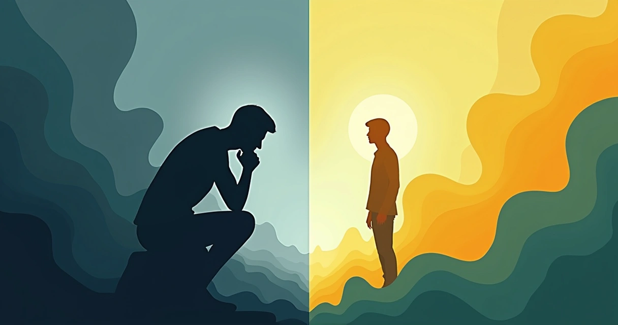 Comparación visual emociones reprimidas y emociones reguladas 