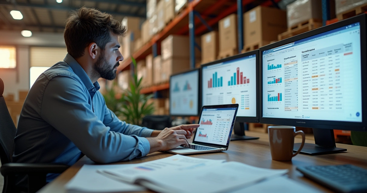 Empresário avaliando estratégia de preços B2B em marketplace digital 