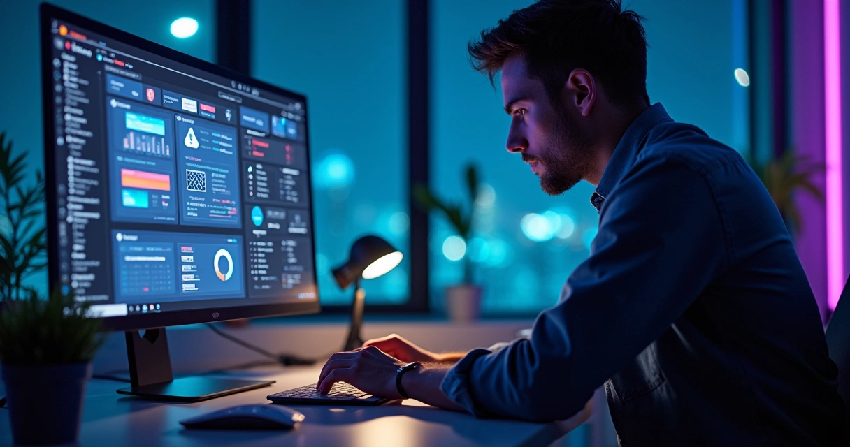 Empreendedor montando plataforma SaaS personalizada
