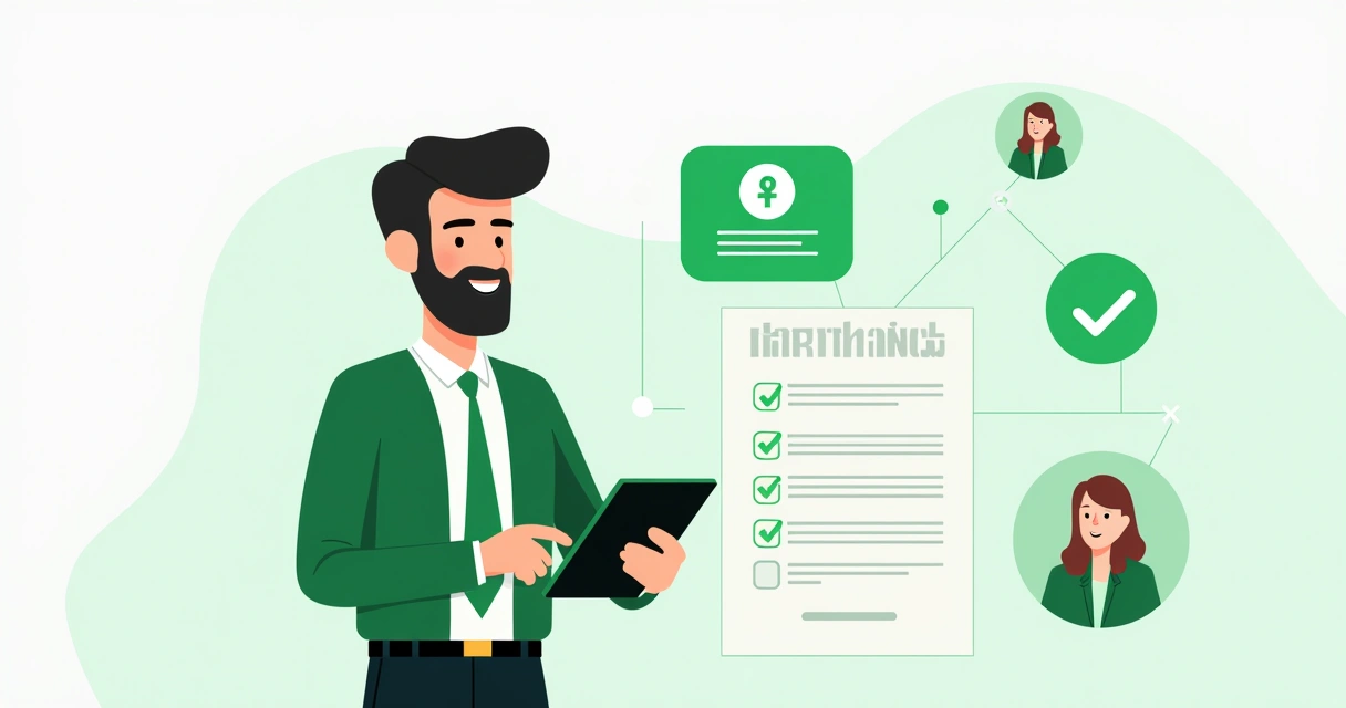 Empreendedor analisando contrato digital com confiança 