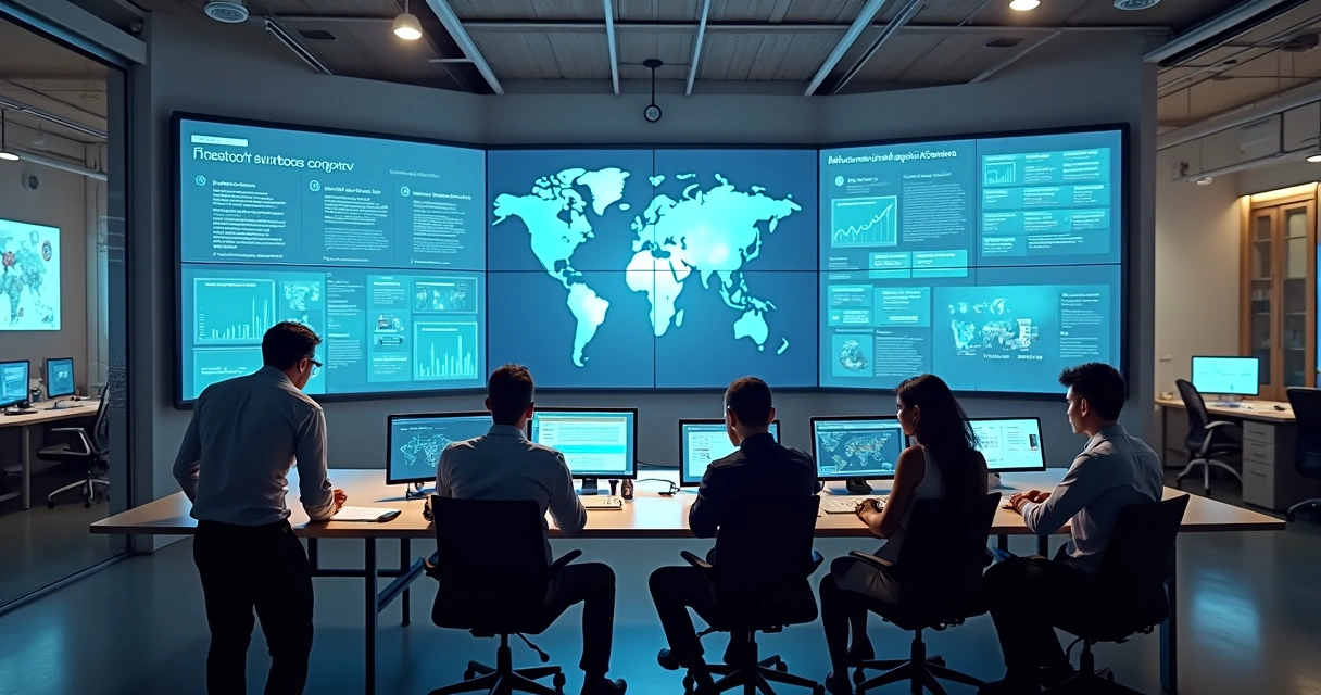 Por que a IA ignora releases e cita mais conteúdo original? 2 Equipe de empresa desenvolvendo newsroom digital próprio