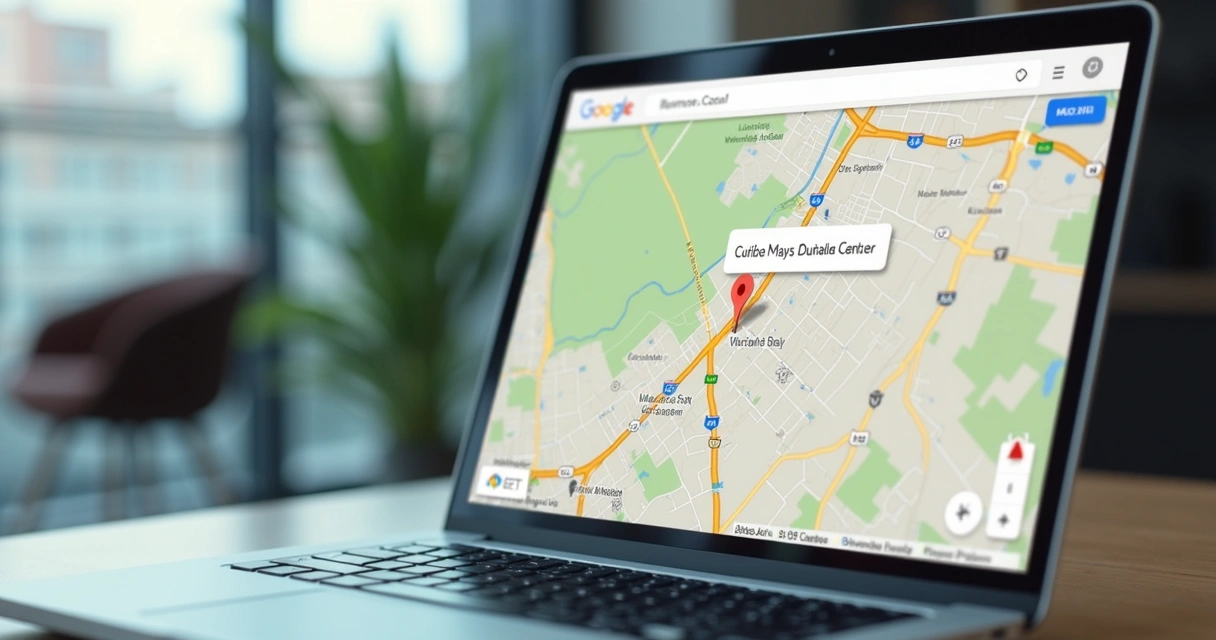 Empresa aparecendo em destaque no Google Maps em Curitiba 