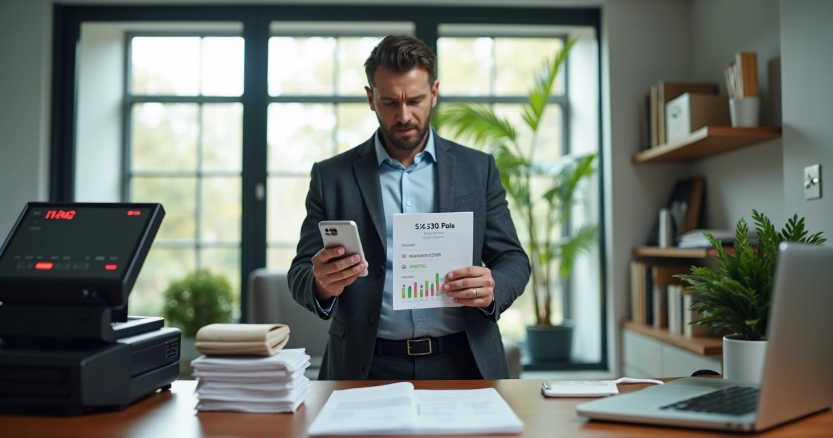 Empresário de PME compara opções entre banco tradicional e fintech para reduzir custos financeiros 