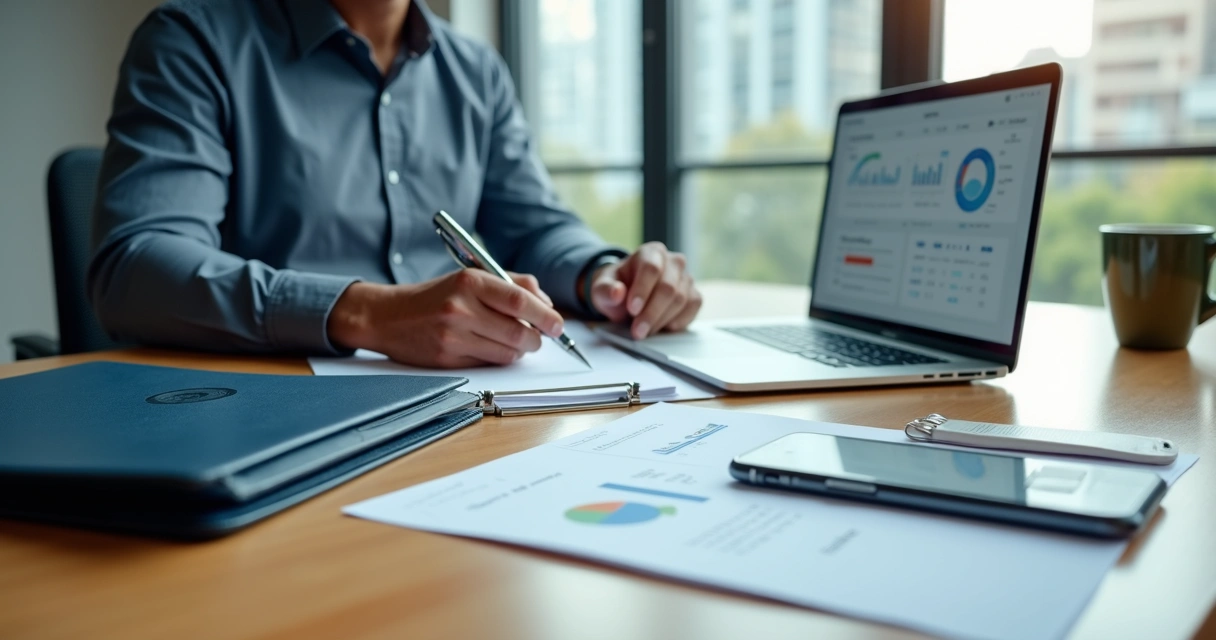 Empresário decide trocar de escritório contábil analisando contratos lado a lado 