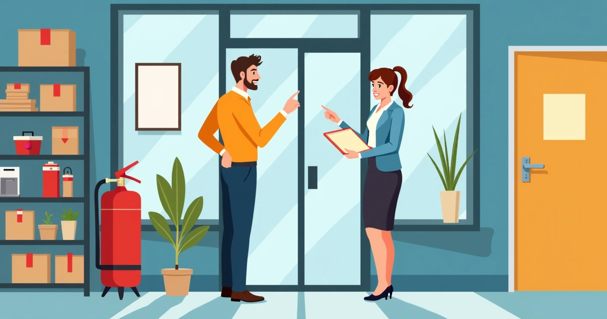 Empresário vistoriando um comércio para abrir empresa regularizada 