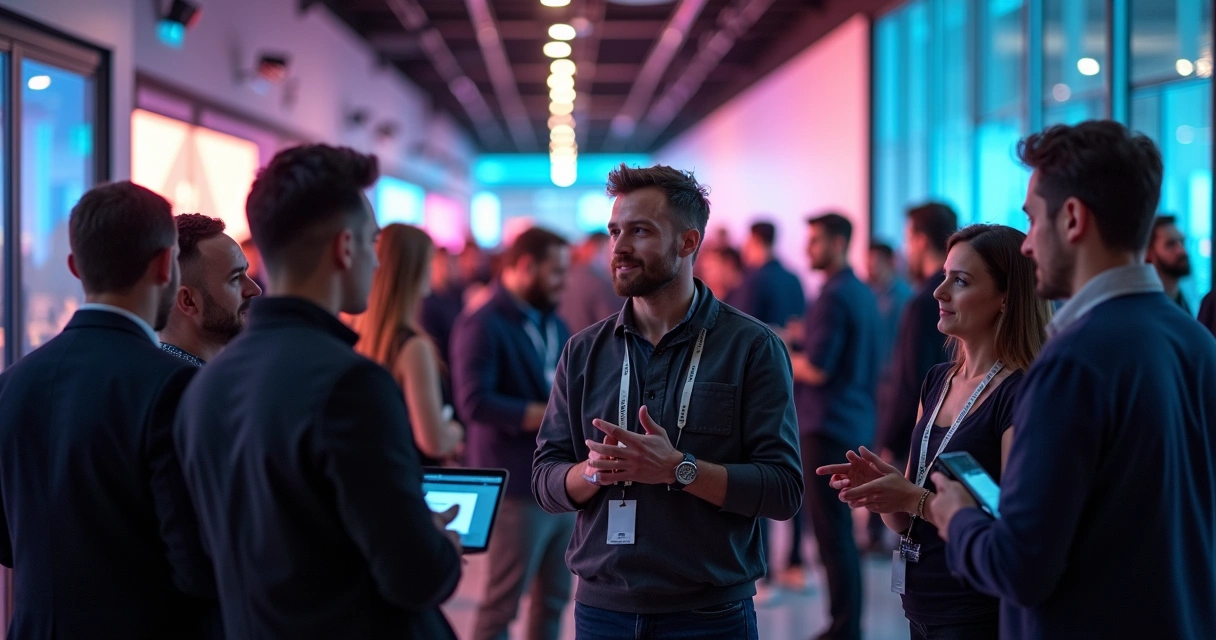 Evento de networking entre jornalistas e startups de tecnologia 