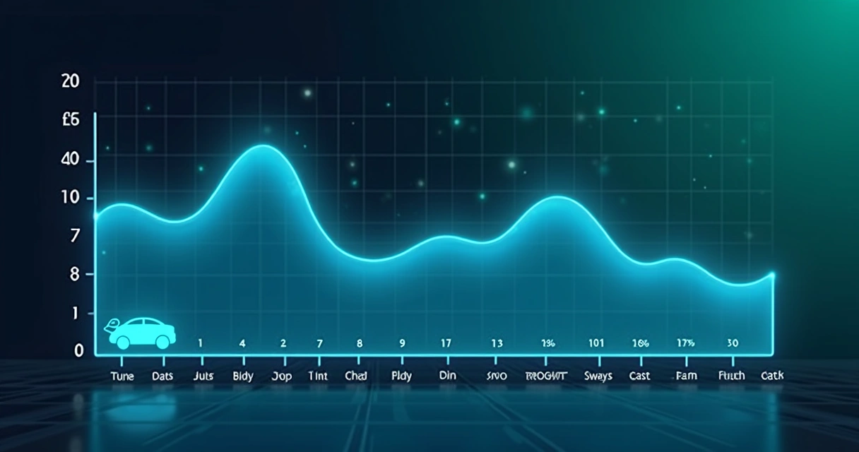 Grafico mostrando perda de energia da bateria ao longo dos dias com o veículo parado 