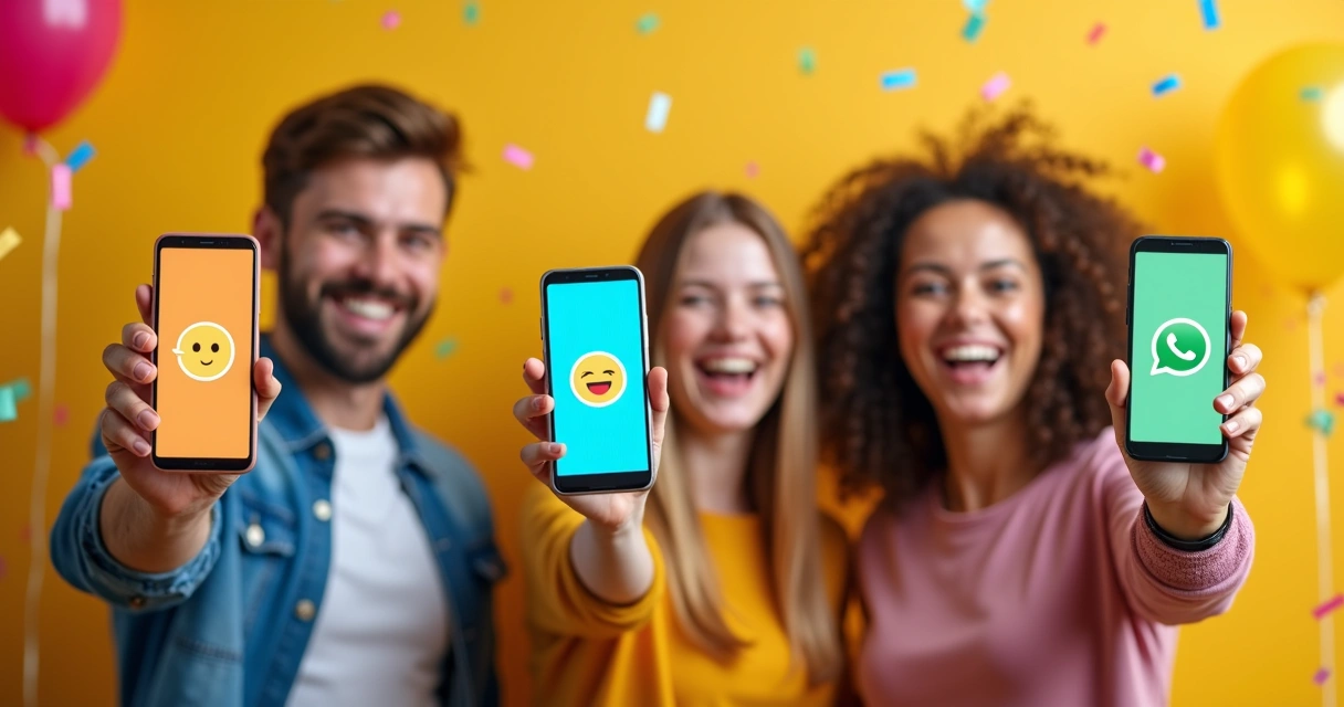 Momento de celebração de alunos engajados em curso WhatsApp 