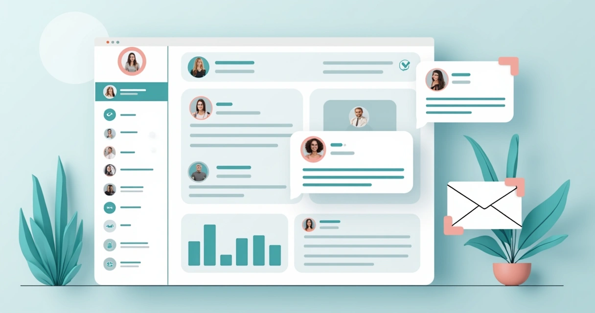 Mensagens de IA personalizadas engajando usuários em diferentes canais digitais 