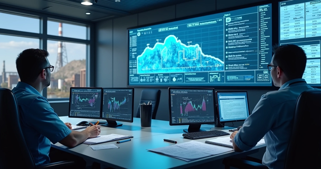 Painel com fases FEL e documentos de engenharia industrial 