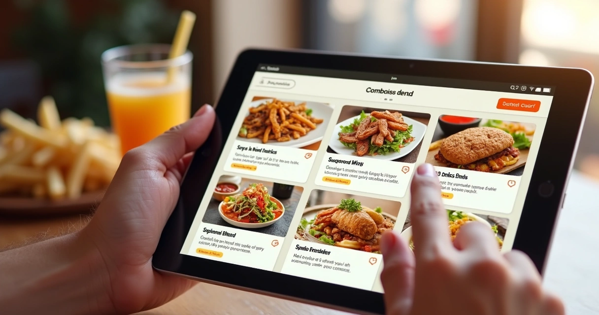Cardápio digital de restaurante de delivery exibindo combos e adicionais 