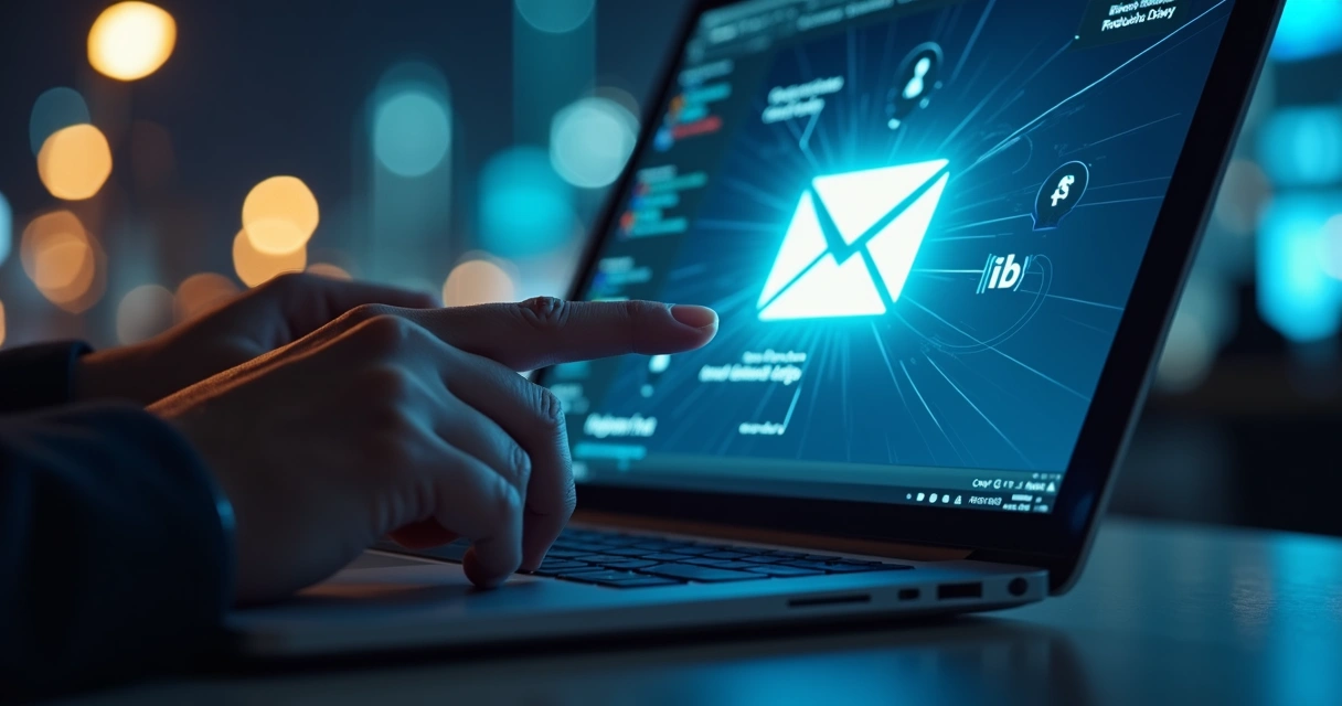 Tentativa de engenharia social representada por mensagem falsa em tela de computador 