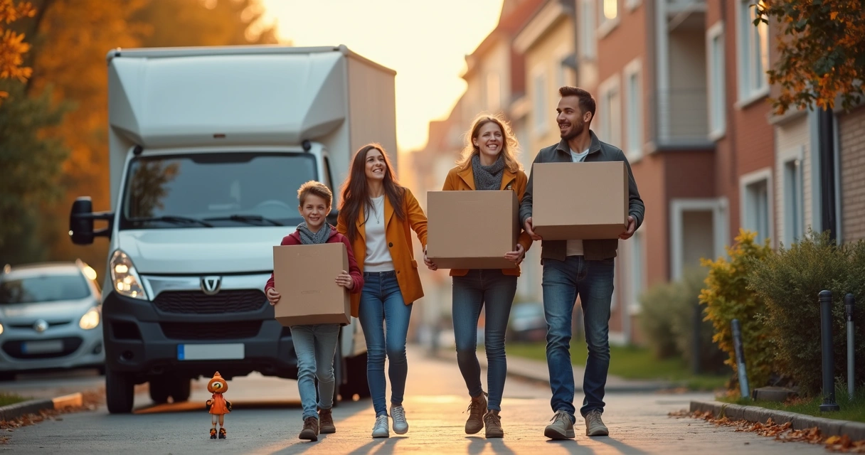 Engineer with family moving into German city apartment 