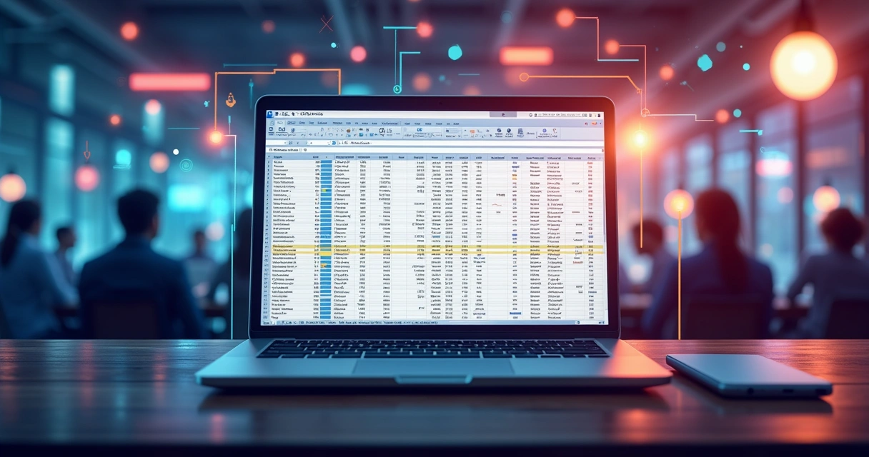 Prospecção B2B na prática: checklist essencial para times comerciais 5 Planilha de leads sendo enriquecida automaticamente por software