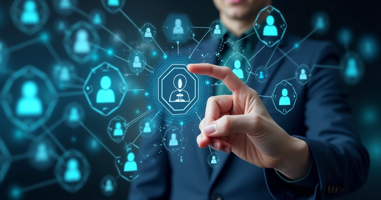 Etapa de enriquecimento de contatos B2B em tela digital 