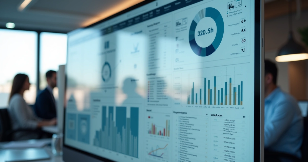 Dashboard com dados detalhados de empresas para prospecção 
