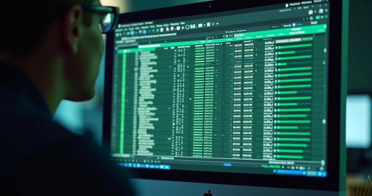 Listas Compradas: Exemplos Práticos e Vale a Pena Usar? 5 Planilha sendo enriquecida em tela com dados novos surgindo