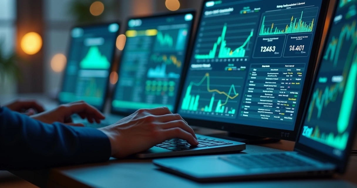 Dashboard digital mostrando enriquecimento de dados de empresas 