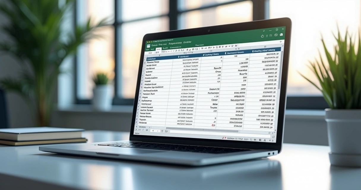 Planilha digital sendo preenchida automaticamente com dados empresariais enriquecidos 