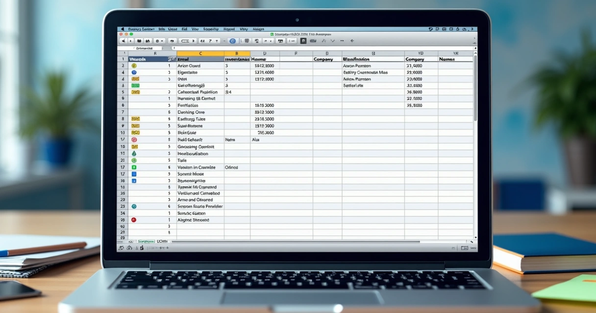 Planilha digital com campos de leads incompletos sendo preenchidos automaticamente com dados detalhados 