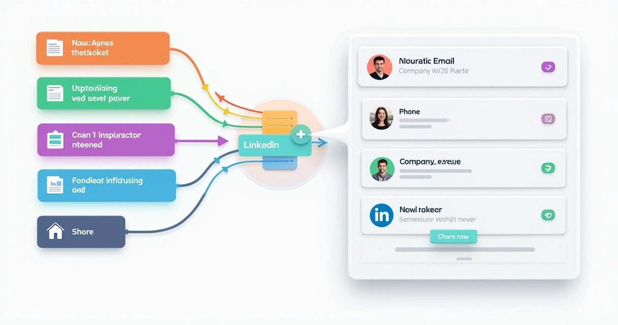 Interface digital mostrando enriquecimento de dados 