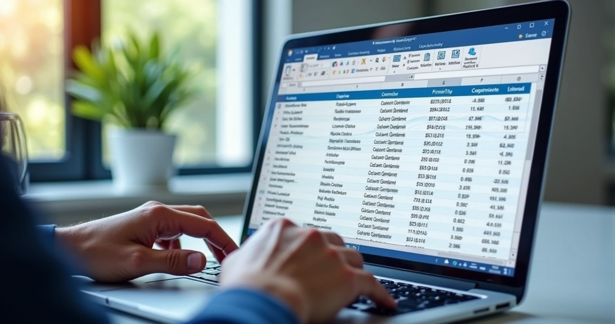 Planilha de contatos de construtoras sendo enriquecida com mais informações 