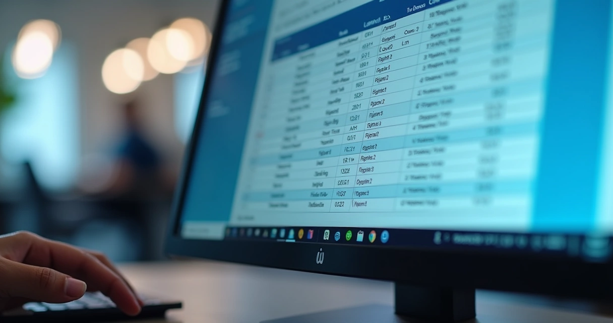 Planilha sendo enriquecida com dados B2B 