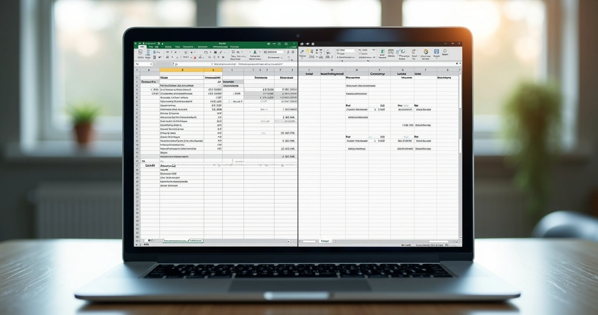 Como medir resultados de abordagem fria B2B na prática no dia a dia 4 Planilha digital exibindo dados de leads antes e após enriquecimento.