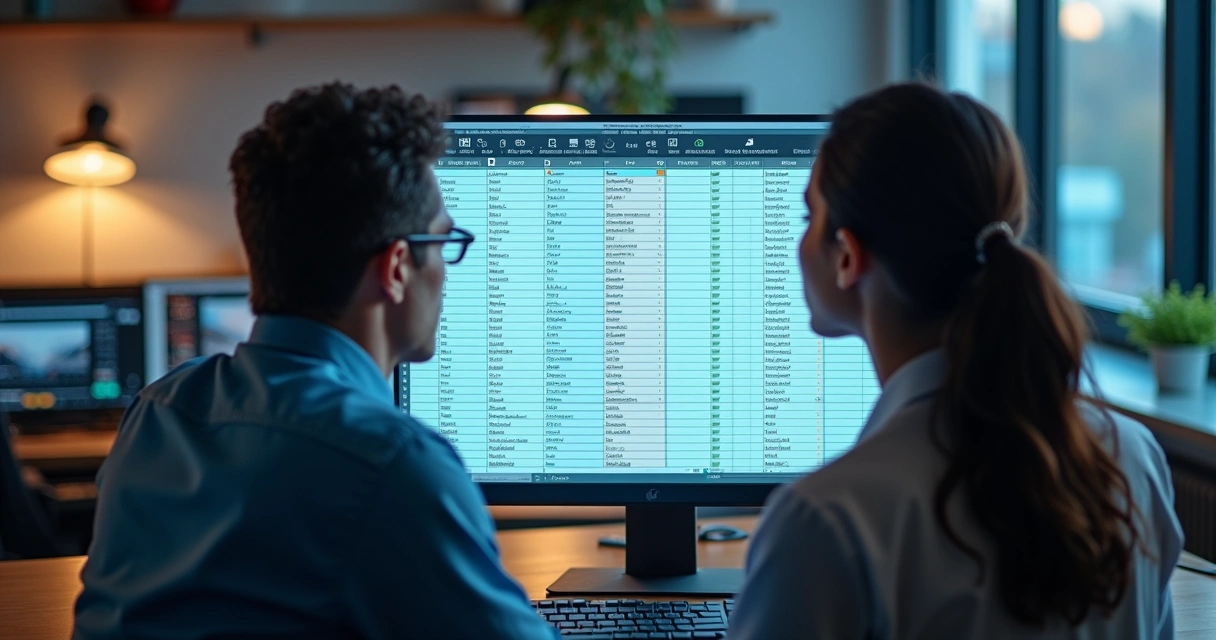 10 Táticas de Geração de Leads Qualificados para Empresas B2B 3 Planilha de leads sendo enriquecida por software na tela
