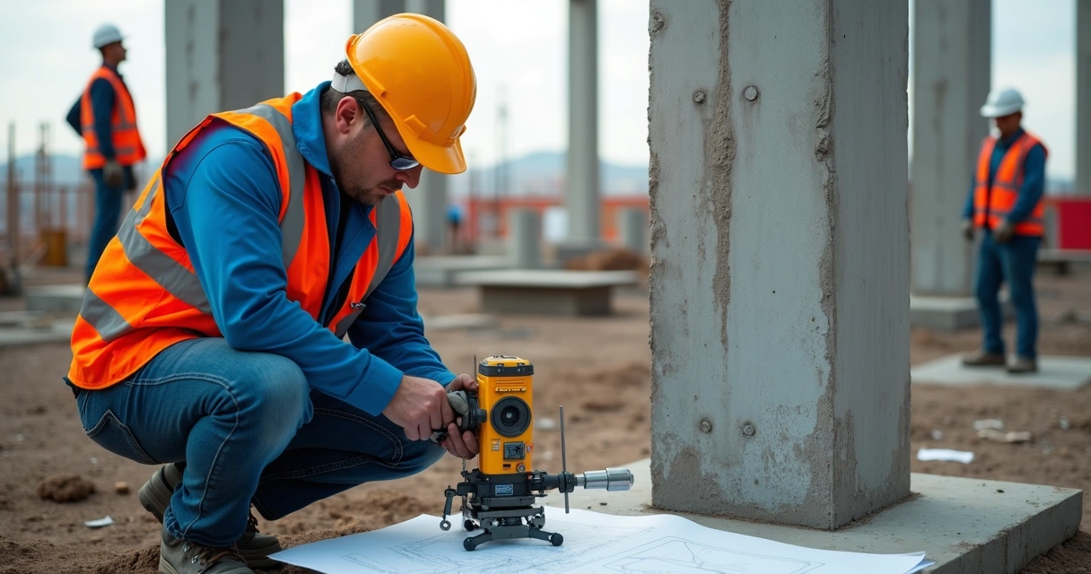 Testes de concreto em obra civil 